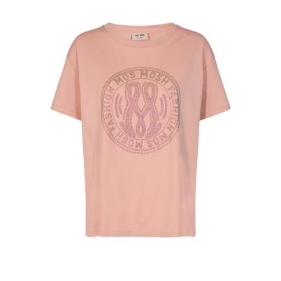 Mos Mosh Leah Holi T-shirt Misty Rose Shop Online Hos Blossom